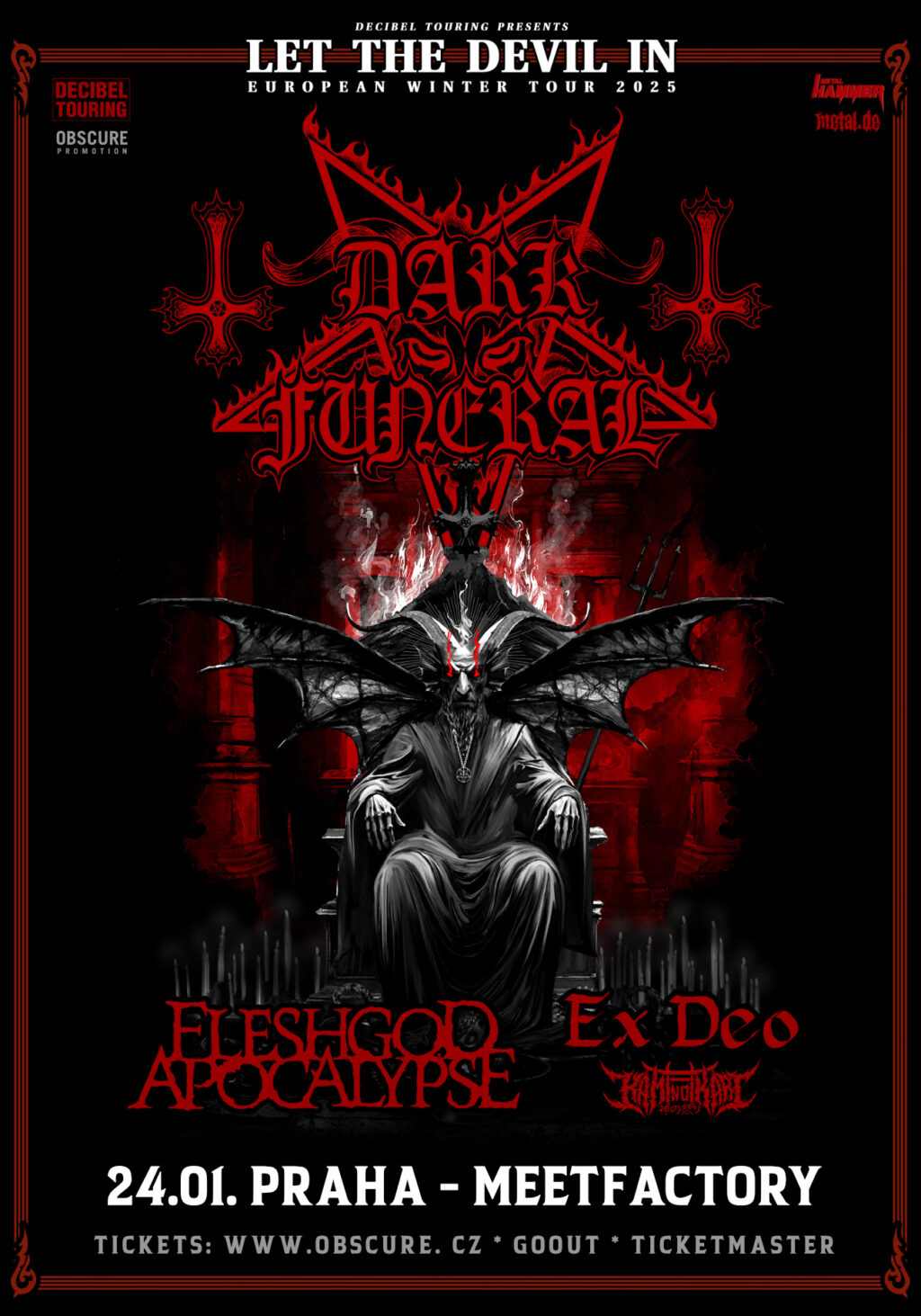 poster DARK FUNERAL 2025 both